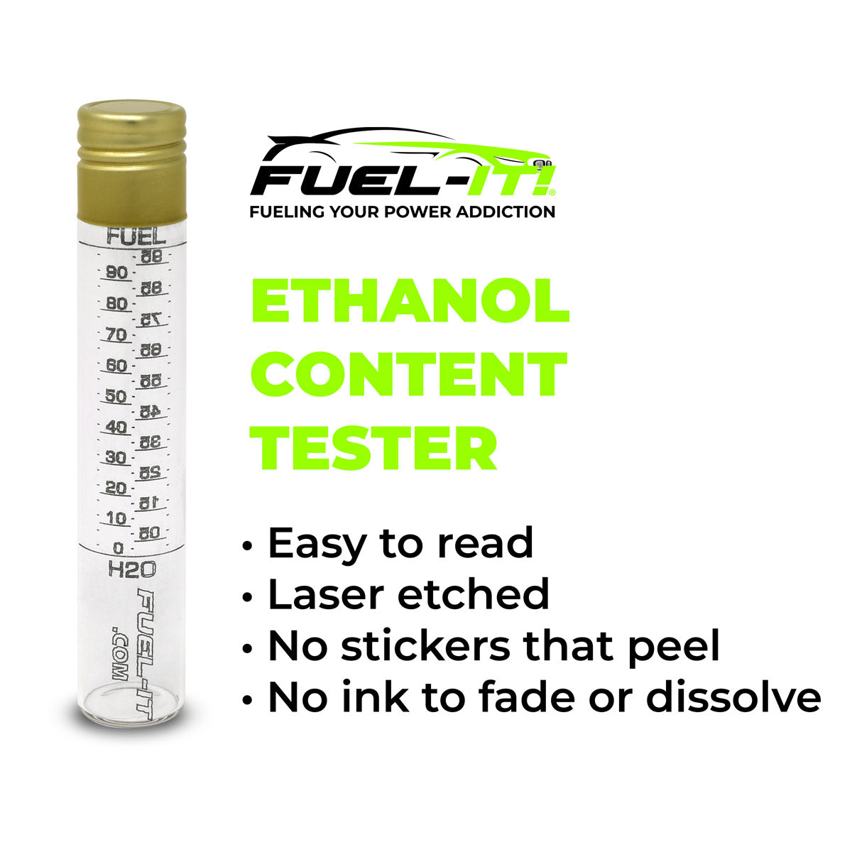 Fuel-It! Glass Ethanol Content Tester