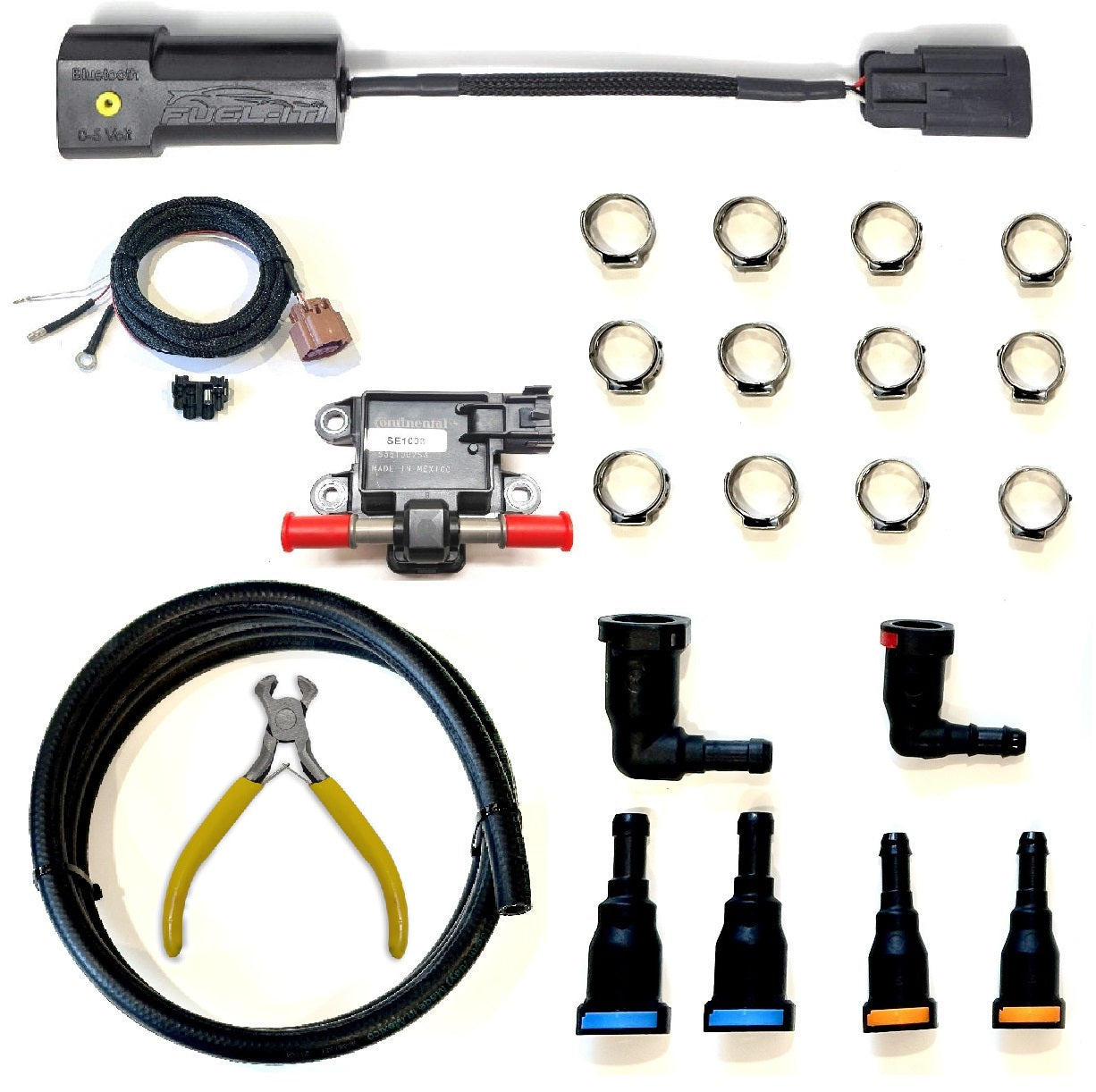 Universal Fuel-It! Bluetooth DIY FLEX FUEL Kit for 5/16" Fuel Lines