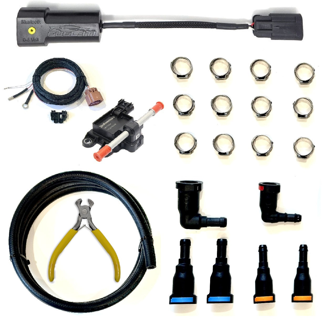 Fuel-It! Universal Bluetooth DIY FLEX FUEL Kit for 5/16" Fuel Lines