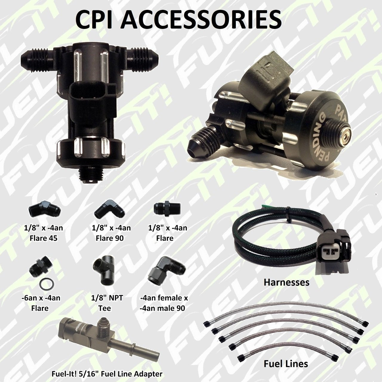 Fuel-it Charge Pipe Injector (CPI) Installation Accessories - Burger Motorsports