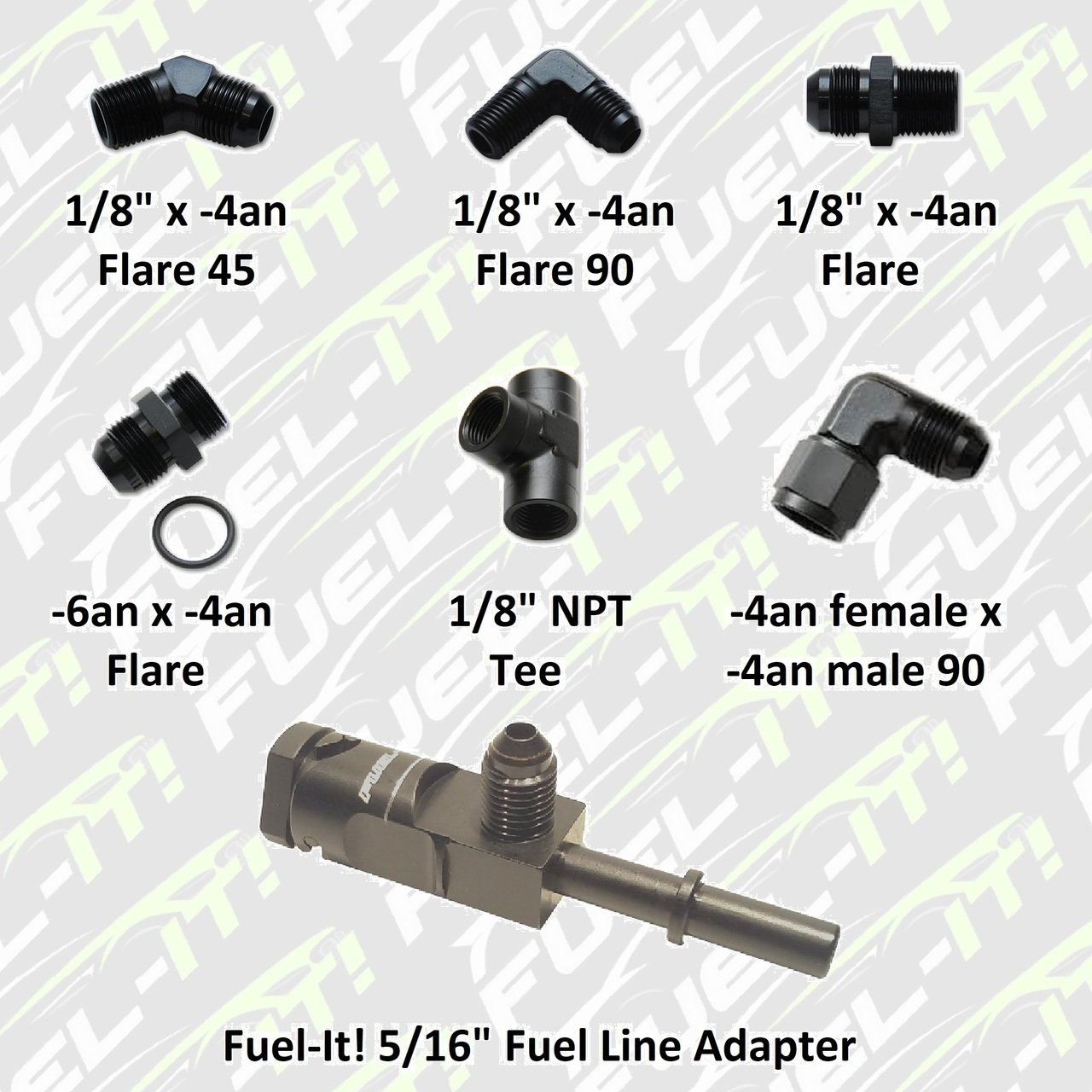 Fuel-it Charge Pipe Injector (CPI) Installation Accessories - Burger Motorsports 