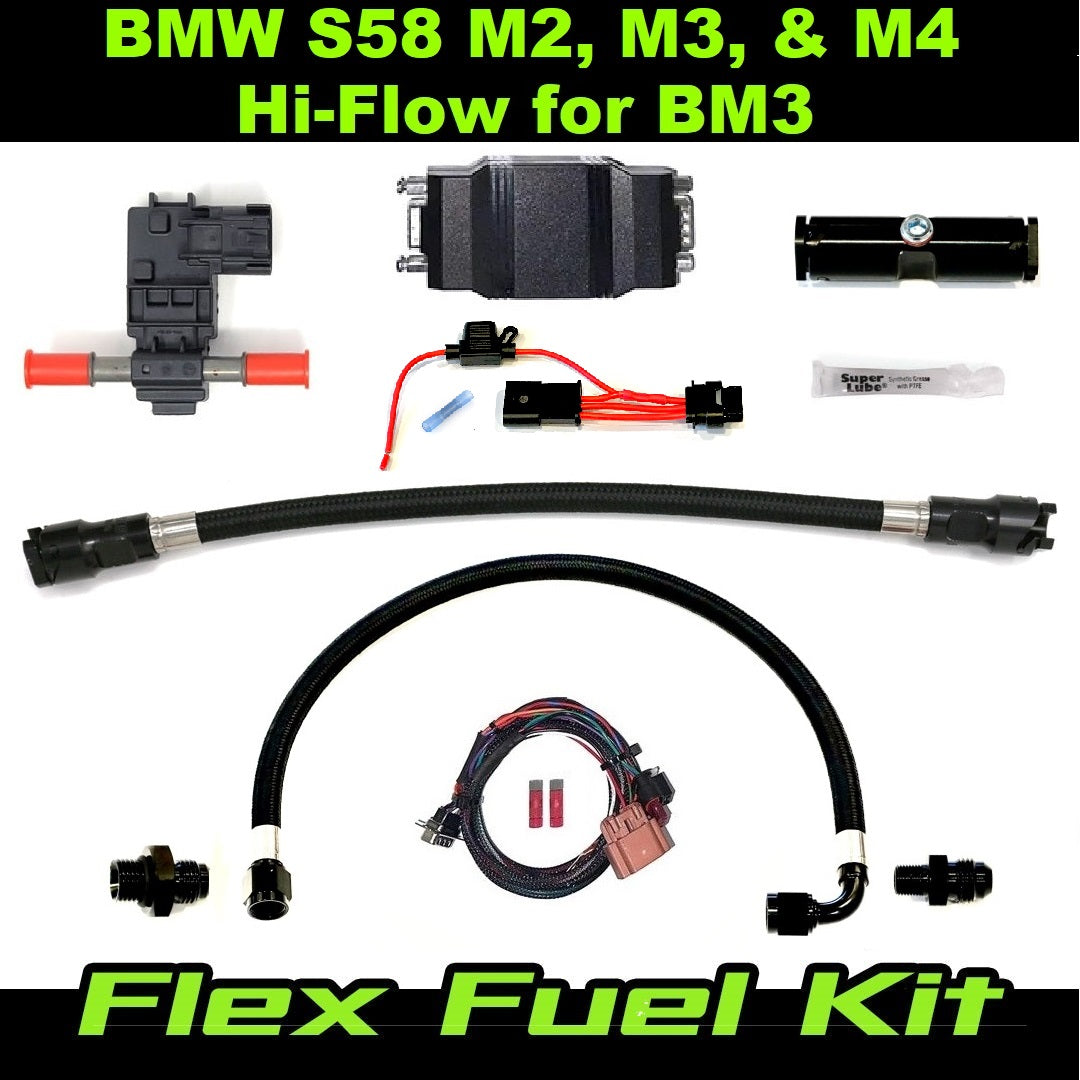 BMW Hi-Flow CANbus Flex Fuel Kit for the S58 M2, M3, M4, X3M, and X4M