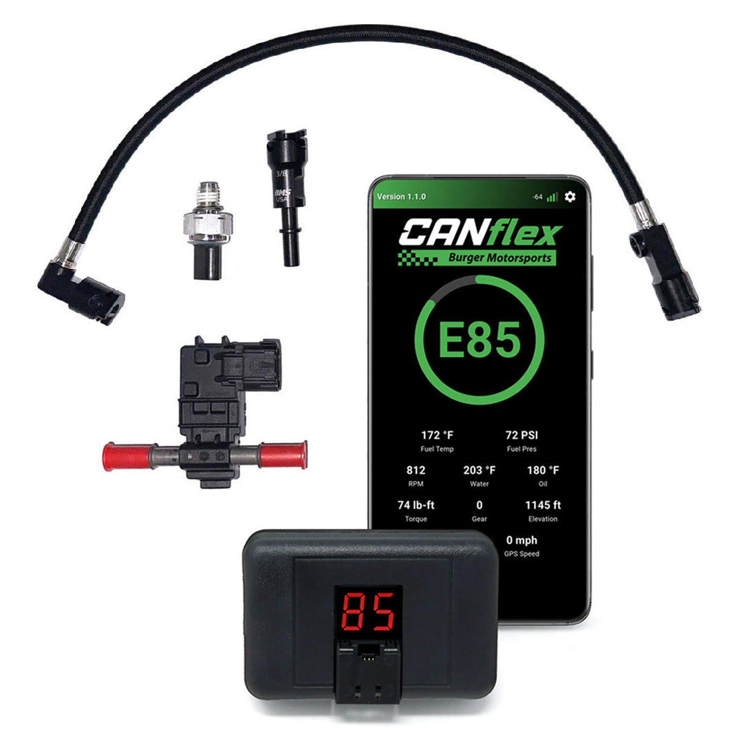 BMW F Chassis Rear Mount CANbus Flex Fuel & Low Fuel Pressure Sensor Kit for N20, N55, S55, & B58 Gen1