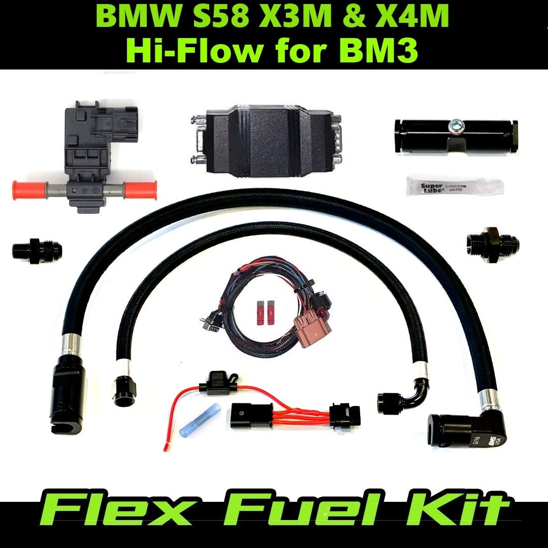 BMW Hi-Flow CANbus Flex Fuel Kit for the S58 M2, M3, M4, X3M, and X4M