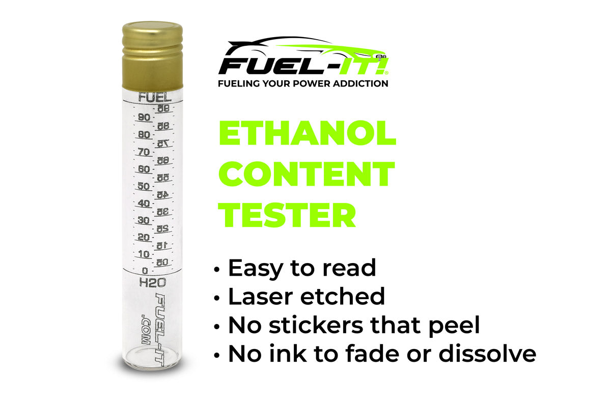 Glass E85 Ethanol Content Tester Vial fuel it