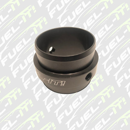 Fuel-It 2.5" ID Billet Charge Pipe Coupler with Two 1/8" NPT / Methanol injection Bungs - Burger Motorsports 