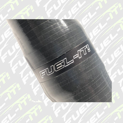 Fuel-It 2.5" ID Billet Charge Pipe Coupler with Two 1/8" NPT / Meth Bungs - Burger Motorsports 